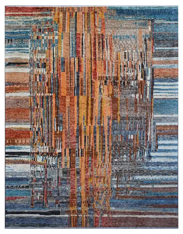 Taimany - Tappeto Tribale in Lana Multicolore - Fatto a Mano 390x298cm