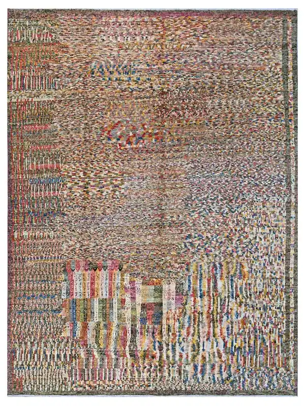 Taimany - Tappeto Tribale in Lana Multicolore - Fatto a Mano 385x298cm