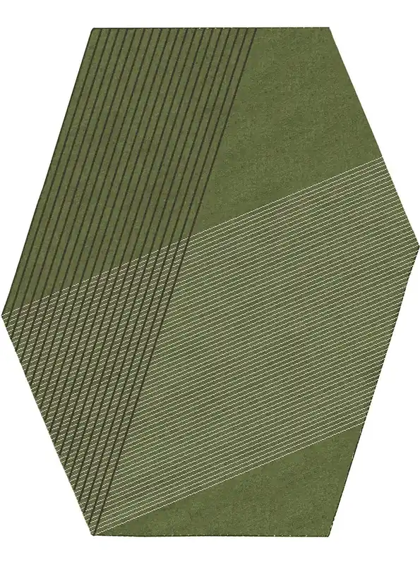 AMINI Carpets - Tappeto RD GRID KILIM GREEN