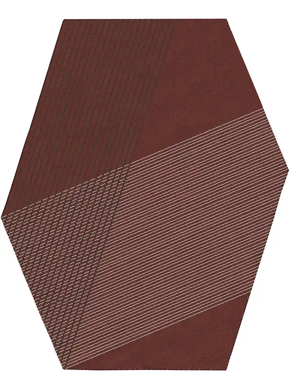 AMINI Carpets - Tappeto RD GRID KILIM RUST