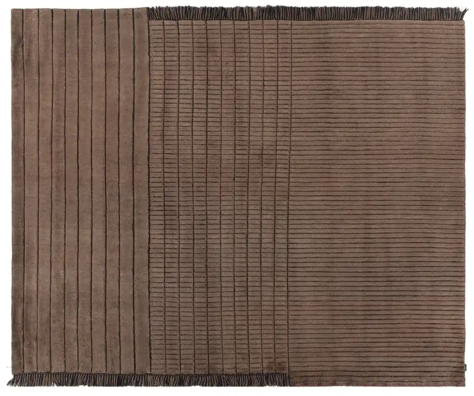 Tappeto RD Grid Berber Marrone - Design Rodolfo Dordoni