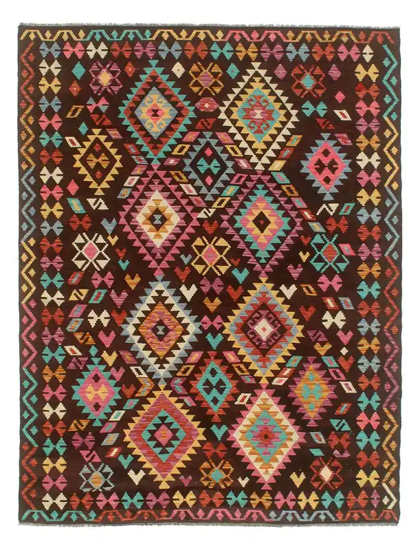Kaudani Afghan Kilim 291x205 cm, Hand-Woven Wool