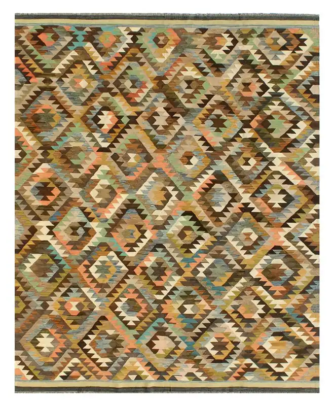 Kaudani Afghan Kilim 395x300 cm, Hand-Woven Wool