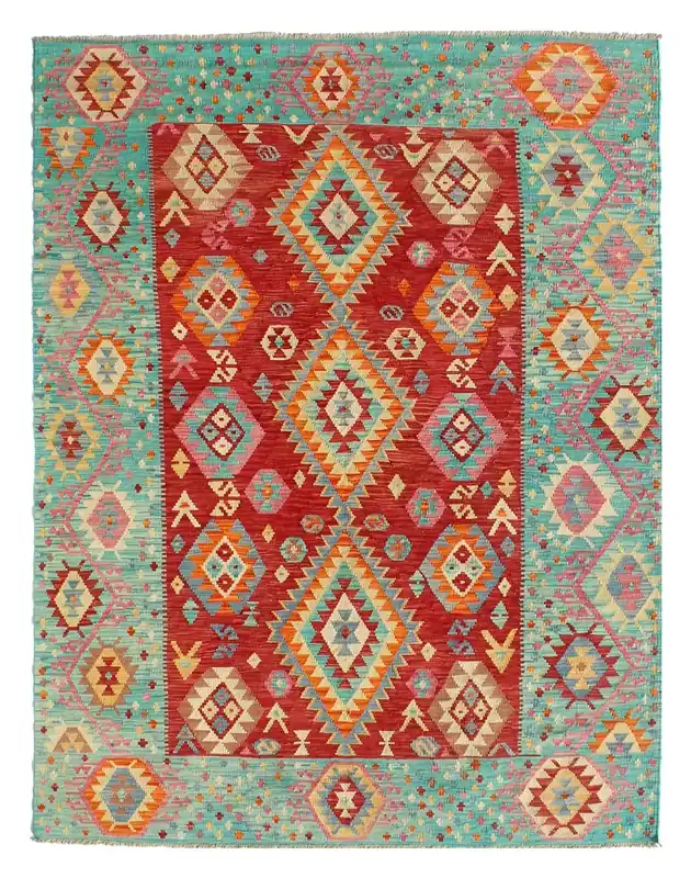 Kaudani Afghan Kilim 294x206 cm, Hand-Woven Wool