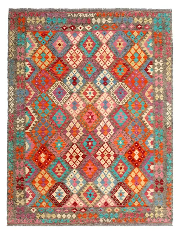 Kaudani Afghan Kilim 291x210 cm, Hand-Woven Wool