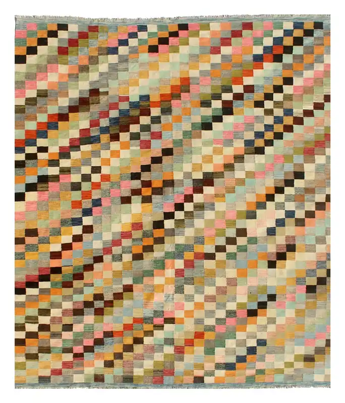 Kaudani Afghan Kilim 393x305 cm, Hand-Woven Wool