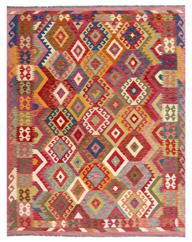 Kaudani Afghan Kilim 295x209 cm, Hand-Woven Wool