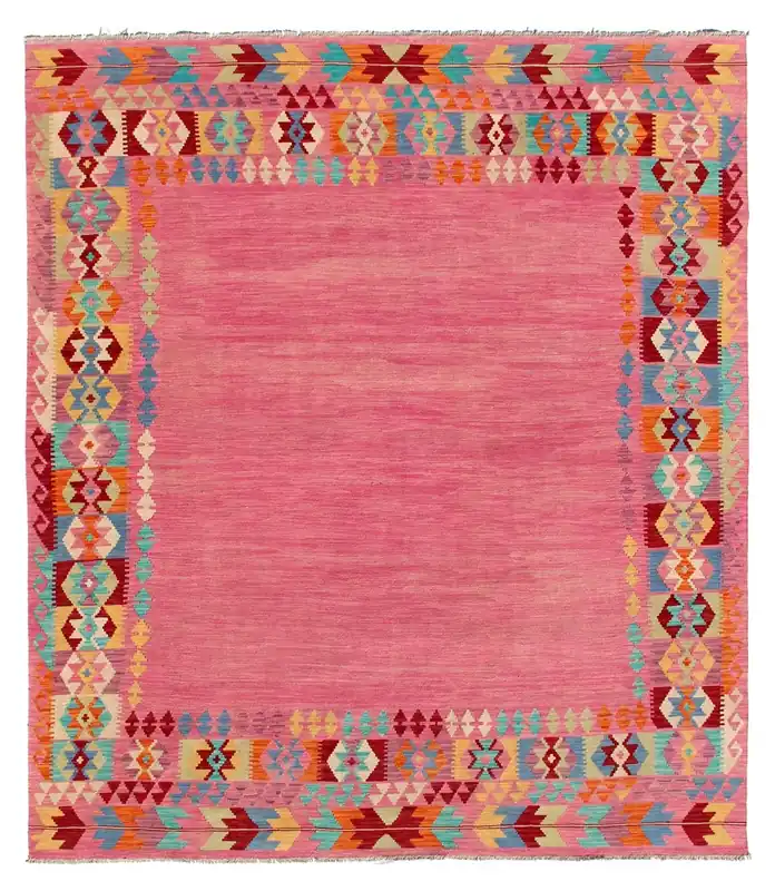 Kaudani Afghan Kilim 292x244 cm, Hand-Woven Wool
