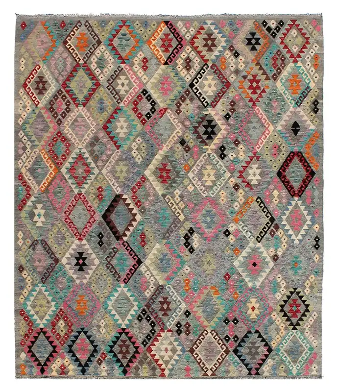Kaudani Afghan Kilim 331x267 cm, Hand-Woven Wool