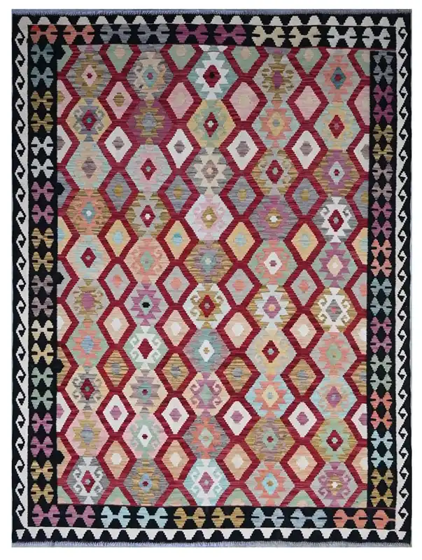 Kaudani Afghan Kilim 290x209 cm, Hand-Woven Wool