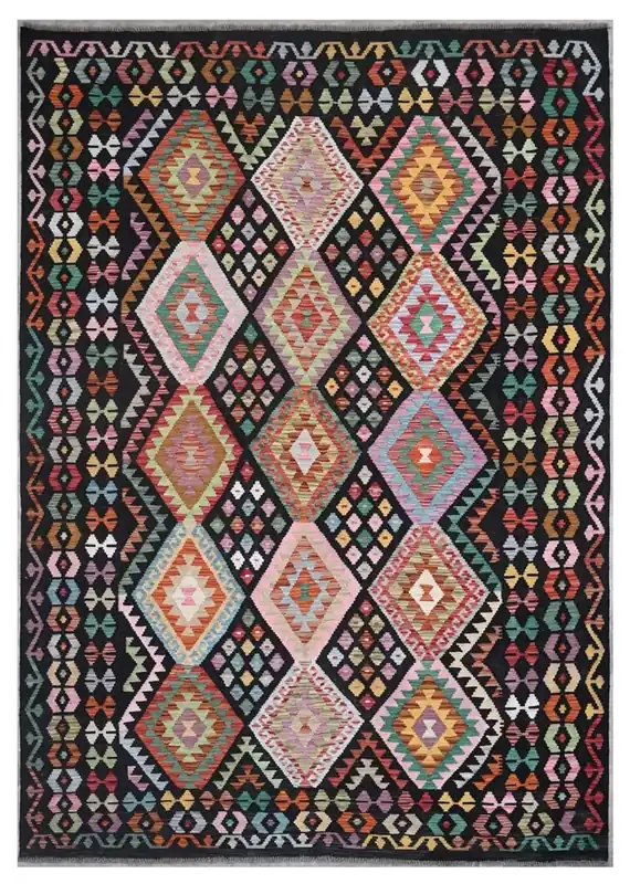 Kaudani Afghan Kilim 309x209 cm, Hand-Woven Wool