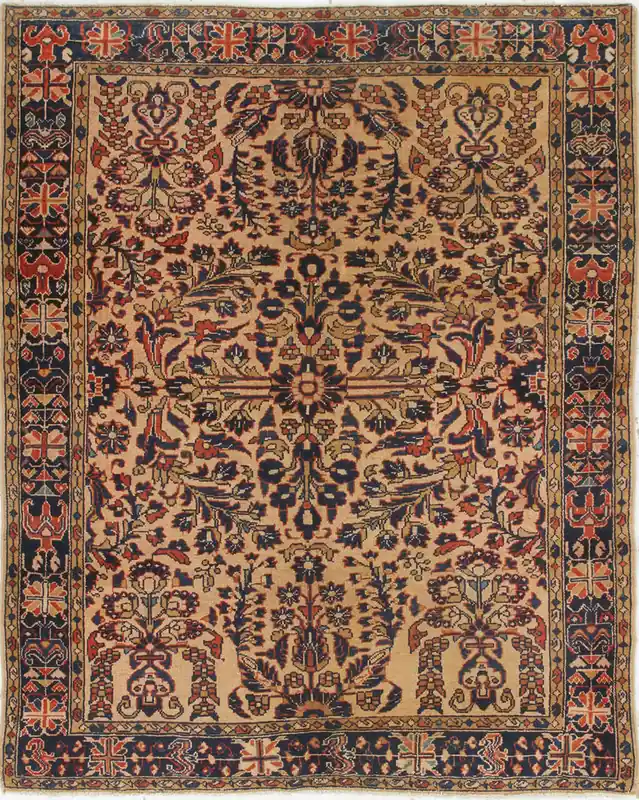 Authentic Antique Persian Lillian Rug | Hand-Knotted 186x148cm