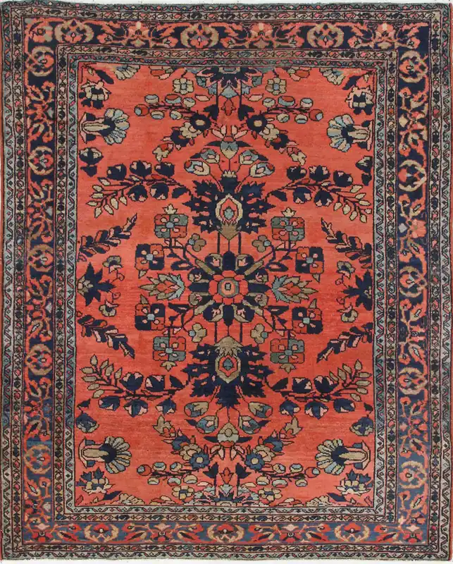 Authentic Antique Persian Lillian Rug | Hand-Knotted 183x150cm