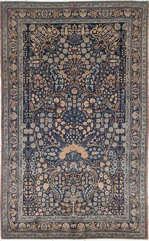 Authentic Antique Persian Kerman Rug | Hand-Knotted 219x137cm