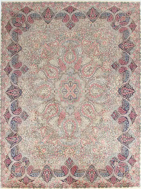 Authentic Antique Persian Kerman Rug | Hand-Knotted 391x295cm
