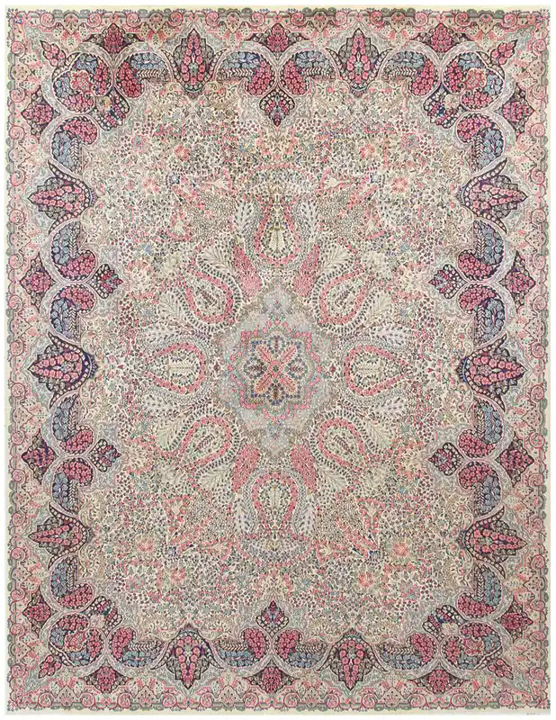 Authentic Antique Persian Kerman Rug | Hand-Knotted 390x293cm