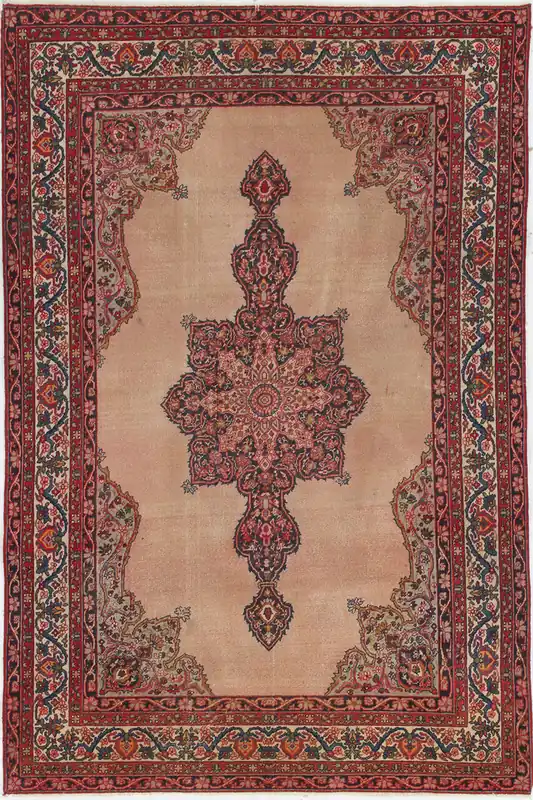 Authentic Antique Persian Kerman Rug | Hand-Knotted 209x141cm