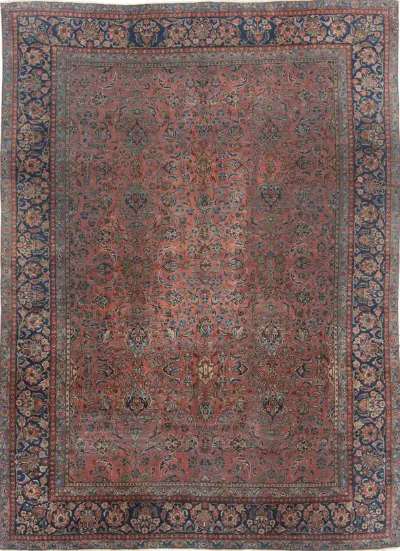 Authentic Antique Persian Lillian Rug | Hand-Knotted 355x270cm