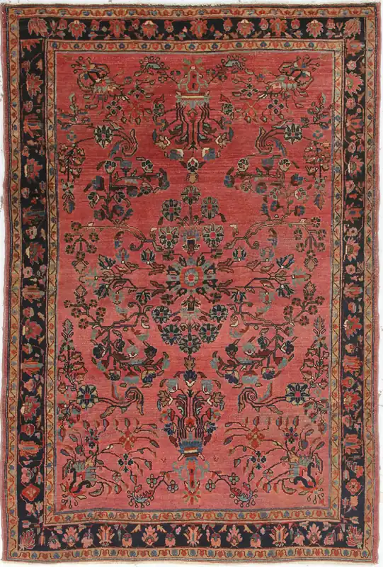 Authentic Antique Persian Lillian Rug | Hand-Knotted 201x134cm