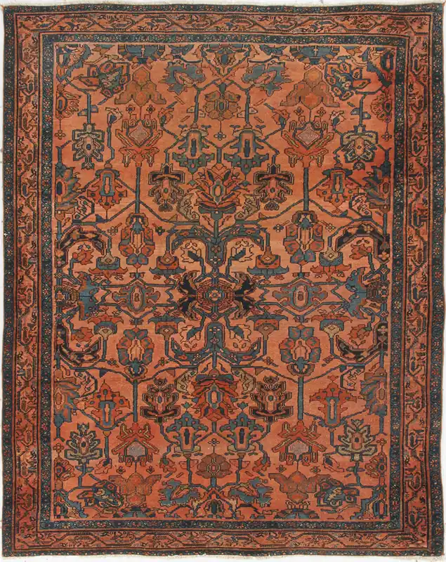 Authentic Antique Persian Lillian Rug | Hand-Knotted 201x157cm