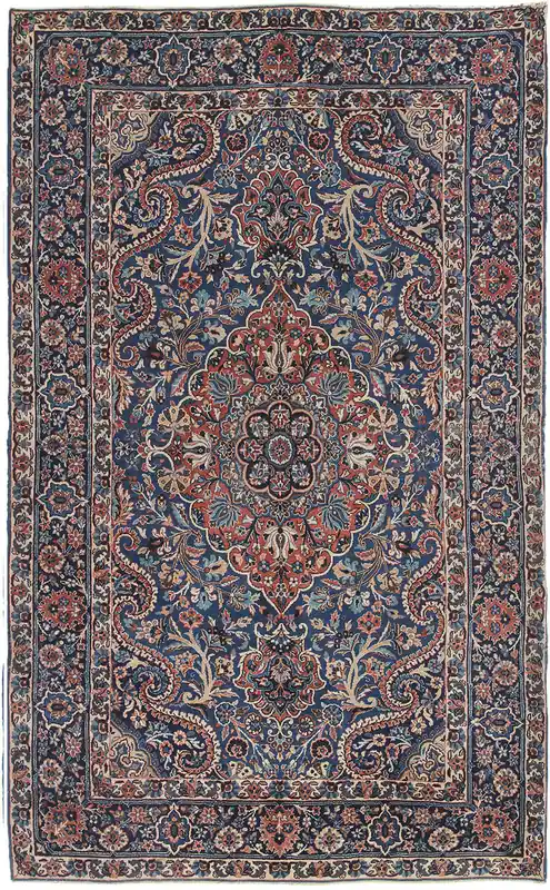 Authentic Antique Persian Kerman Rug | Hand-Knotted 227x136cm