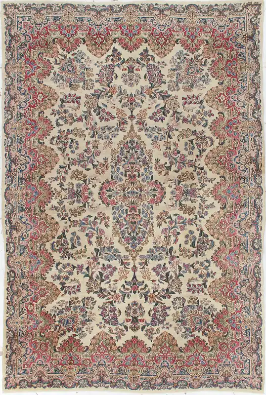 Authentic Antique Persian Kerman Rug | Hand-Knotted 281x181cm