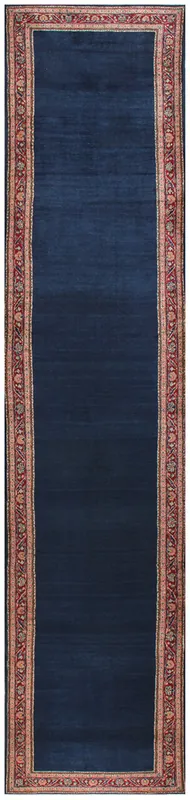 Authentic Antique Persian Mahal Rug | Hand-Knotted 555x115cm