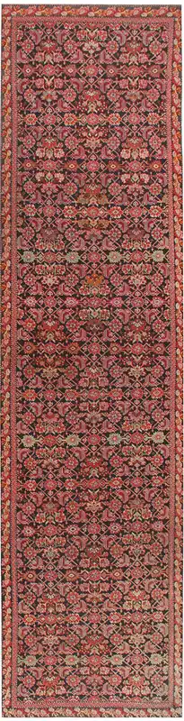 Authentic Antique Persian Malayer Rug | Hand-Knotted 450x105cm