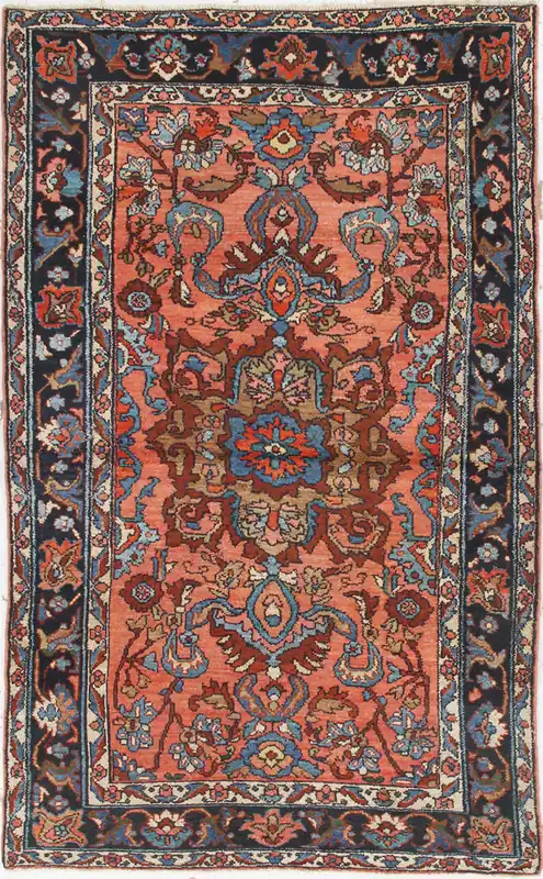 Authentic Antique Persian Lillian Rug | Hand-Knotted 210x128cm