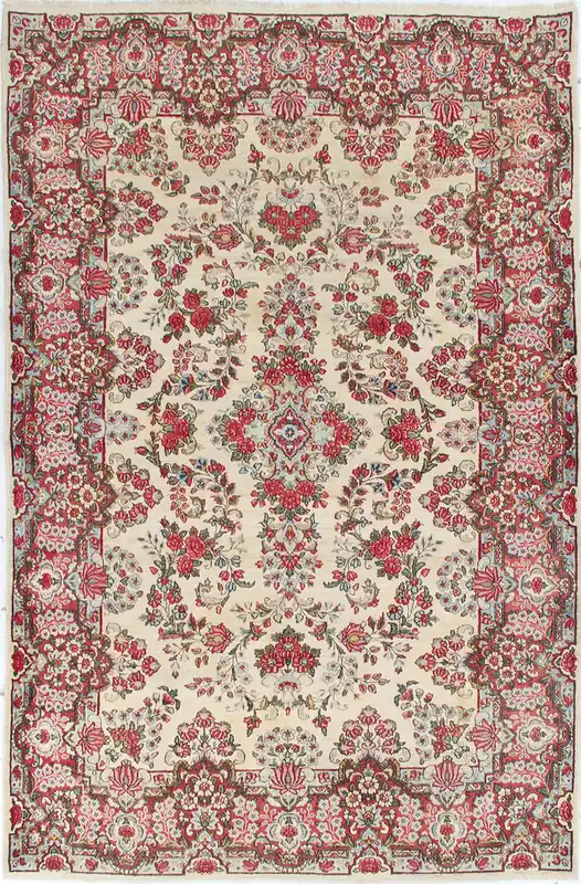 Authentic Antique Persian Kerman Rug | Hand-Knotted 280x185cm