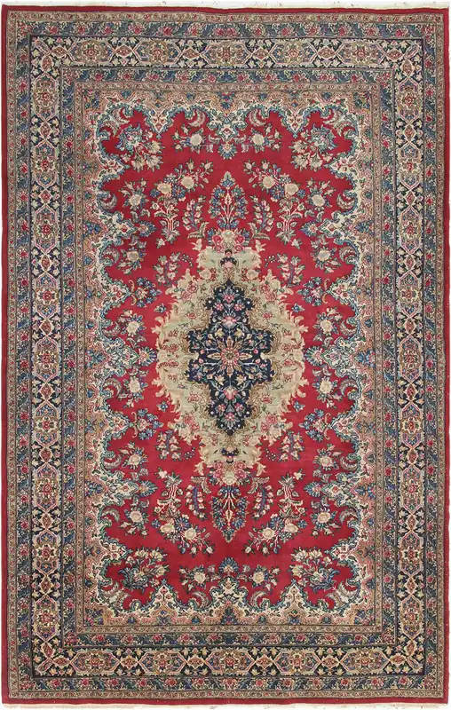 Authentic Antique Persian Kerman Rug | Hand-Knotted 223x142cm
