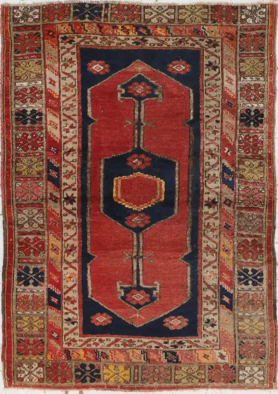 Authentic Antique Anatolian Rug | Hand-Knotted 158x110cm