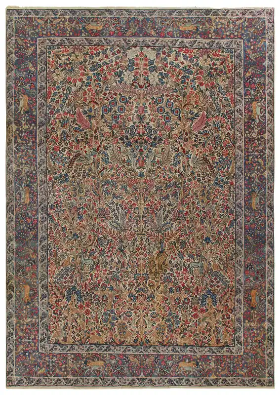 Authentic Antique Persian Kerman Rug | Hand-Knotted 291x208cm
