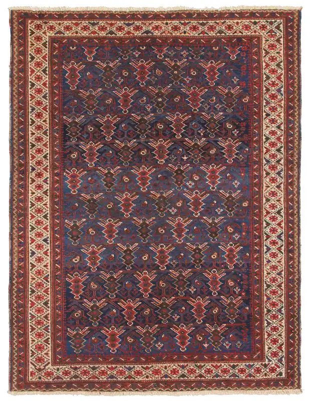 Authentic Antique Persian Malayer Rug | Hand-Knotted 186x142cm