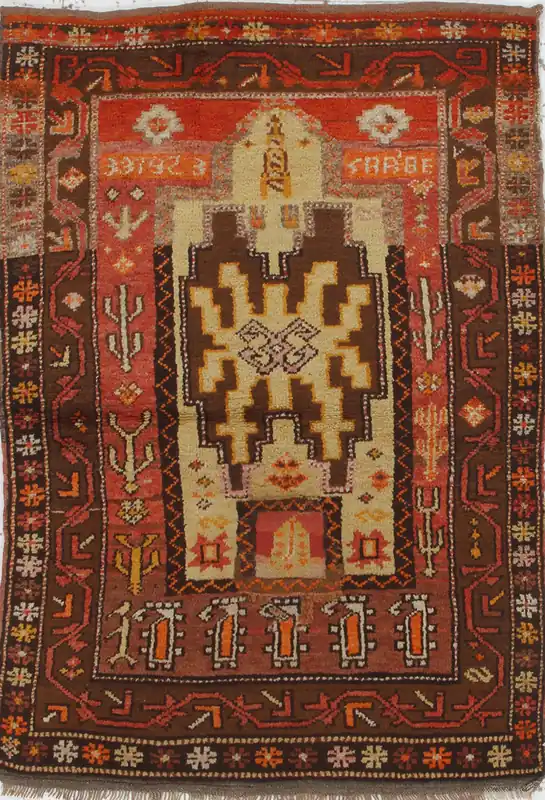 Authentic Antique Anatolian Rug | Hand-Knotted 188x115cm