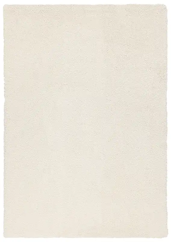 Desio Shaggy Rug - Ivory - Soft and Durable - Solid Color | Ideal for Living Rooms and Bedrooms