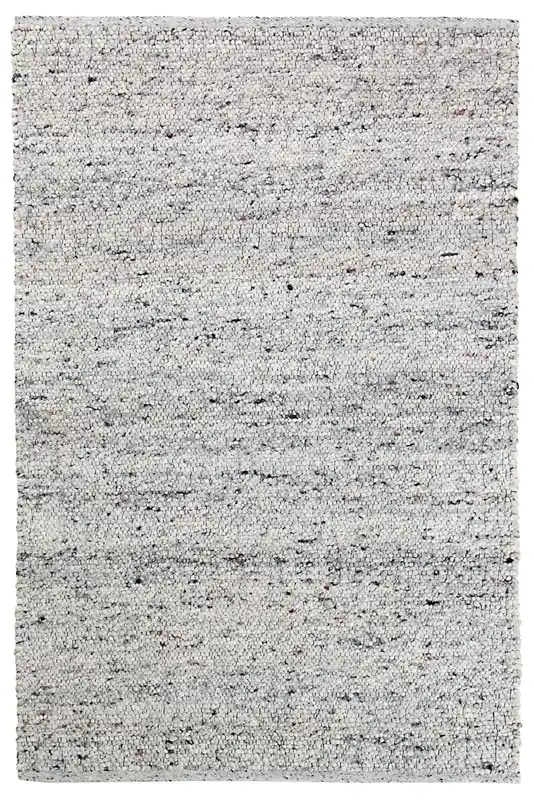 Tappeto Berger in Lana Grigio - Realizzato a mano - Effetto Ciottoli 3D Morbido
