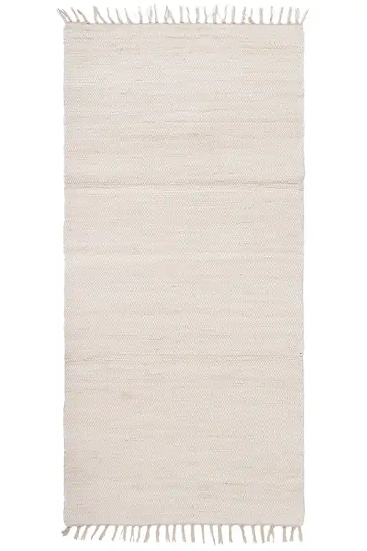 Tappeto Abano Taupe in Cotone - Lavabile in Lavatrice - Ideale per Bagno o Cucina