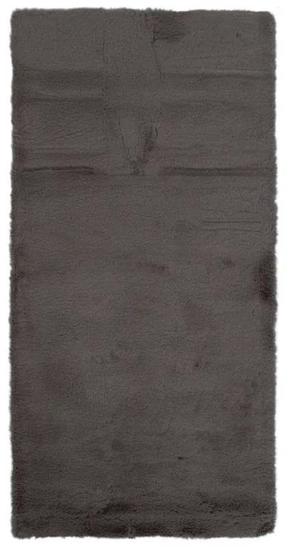 Soft Touch Dark Grey Warm Velvet Rug
