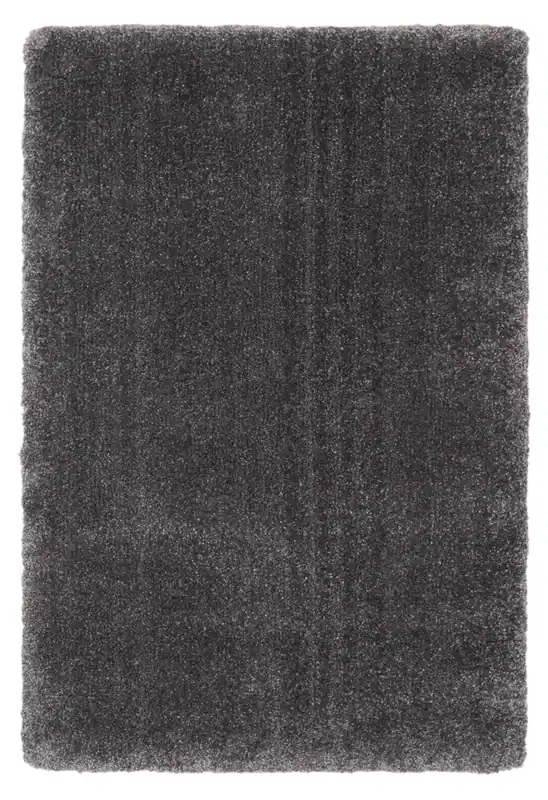 Tappeto Shaggy DEBBY Comfort Grigio scuro - Morbido e Resistente - Ideale per Soggiorno e Camera da Letto