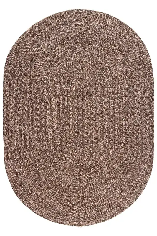 Tappeto Solid Brown Harvest - Ovale Indoor/Outdoor