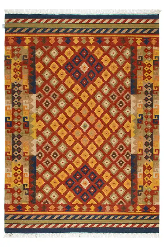 Kilim Sivas Des.1, Hand-Woven Wool Flatweave Rug