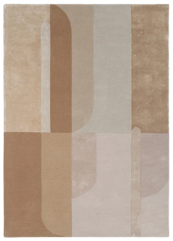 Tappeto Sherbrooke 01 Beige Design Geometrico Tibetano