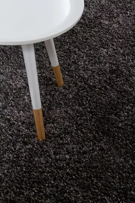 Tappeto Shaggy Boston Grigio scuro - Tinta Unita - Morbido e Resistente | Ideale per ogni ambiente