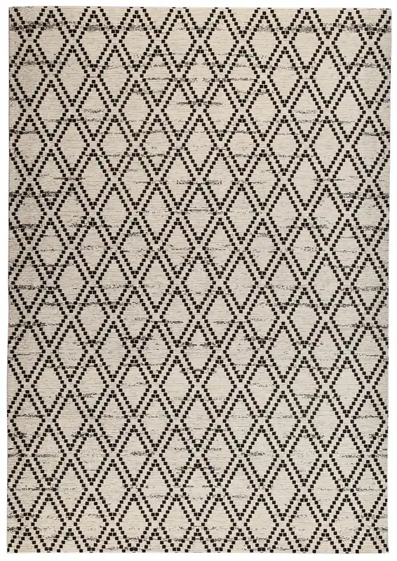 Tappeto Argentella Beige - Design Vintage Astratto con sfumature colore | elegante per soggiorno e camera da letto