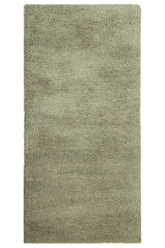 Tappeto Shaggy Desio - Verde chiaro - Morbido e Resistente - Tinta Unita | Ideale per Soggiorno e Camera da Letto
