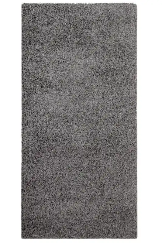 Tappeto Shaggy Desio - Grigio scuro - Morbido e Resistente - Tinta Unita | Ideale per Soggiorno e Camera da Letto
