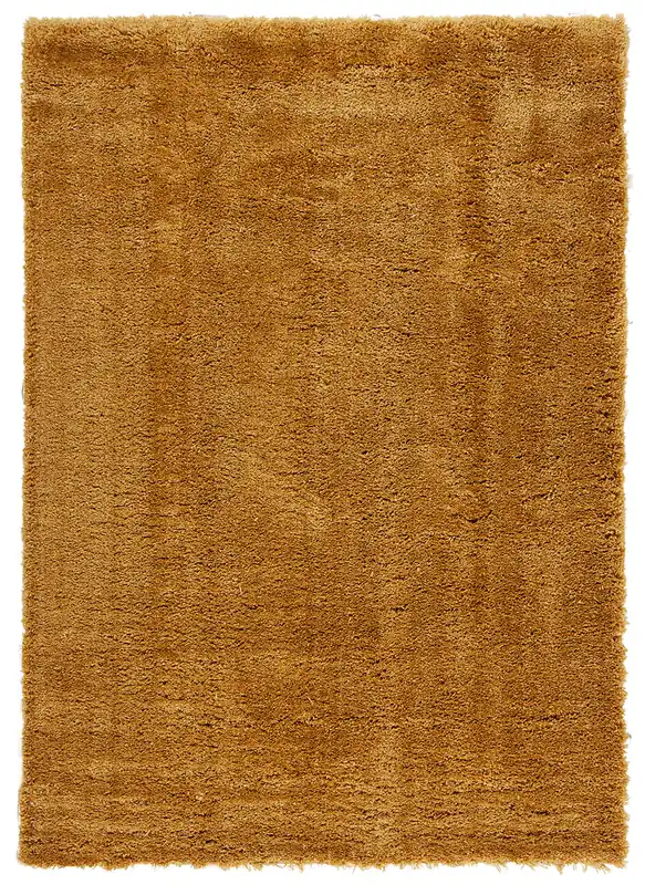 Tappeto Shaggy Madison Oro Giallo - Tinta Unita - Design Moderno | Morbido e Resistente