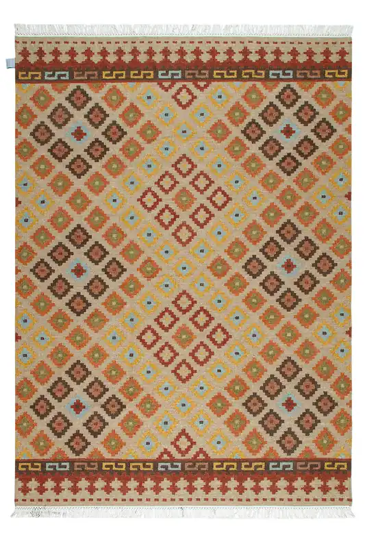 Kilim Sivas Des.6, Hand-Woven Wool Flatweave Rug