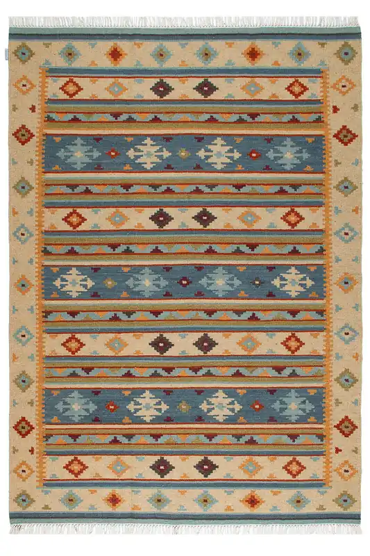 Kilim Sivas Des.8, Hand-Woven Wool Flatweave Rug